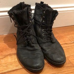 *BUNDLE ITEM* Sam Edelman Black Lace Up Boots